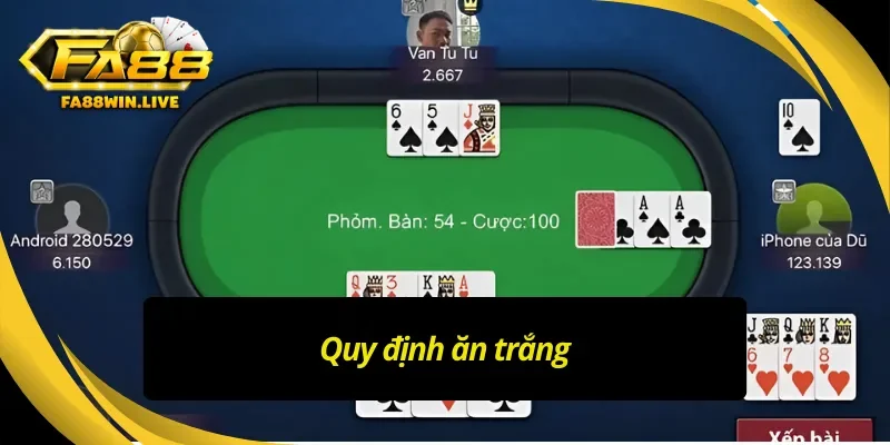 Luật ăn trắng được quy định rõ ràng trong Catte88