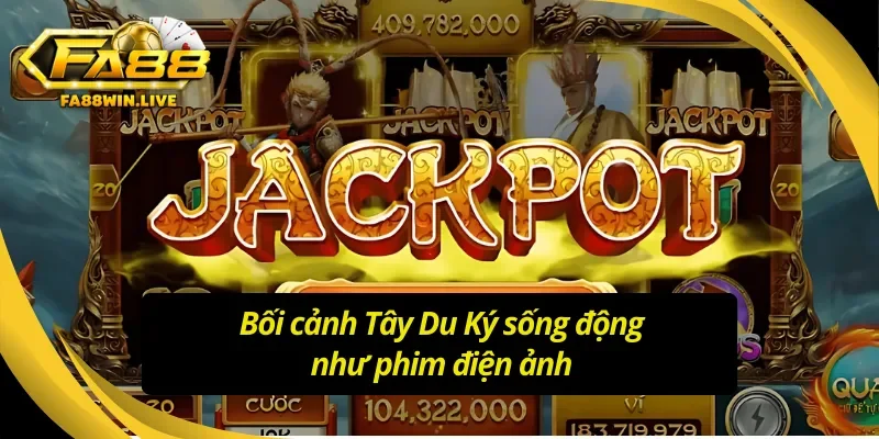 Tây Du Ký Fa88 thiết kế bối cảnh y như thật